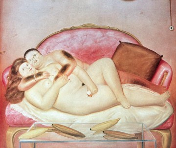 Fernando Botero Painting - Sudoroso Peludo Redondo Fernando Botero